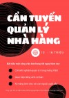 Cần tuyển - Công ty TNHH Victoria Investment Group cần tuyển Quản lý Nhà hàng | Nha Trang Club